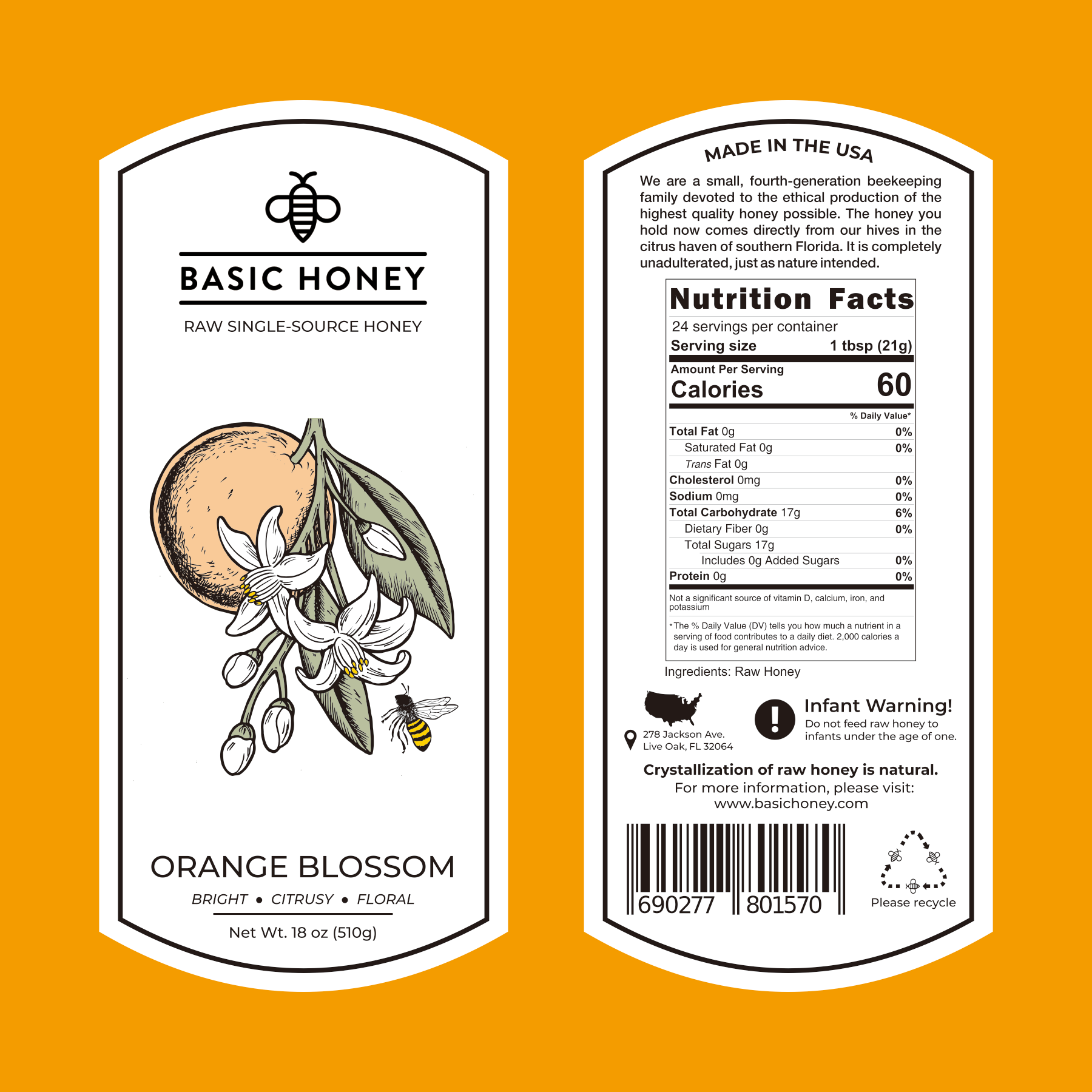 BASIC HONEY Label Design by Handy Iqbal Yamakawa BASIC HONEY Label Design in Label Design Inspiration by Handy Iqbal Yamakawa