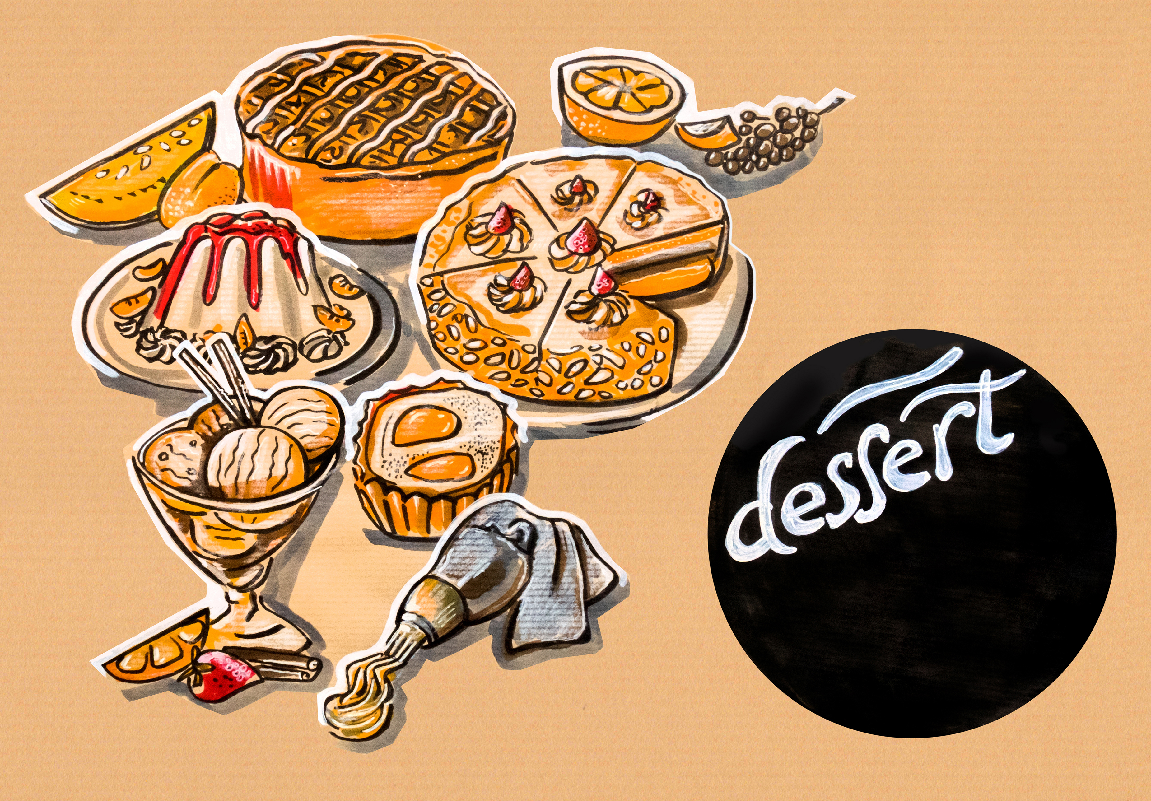 food and drink in Illustration and Graphics Inspiration by Ariadna De Raadt
