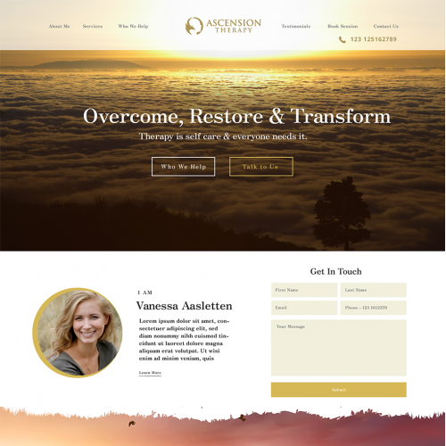 Therapy Health Website Modern.