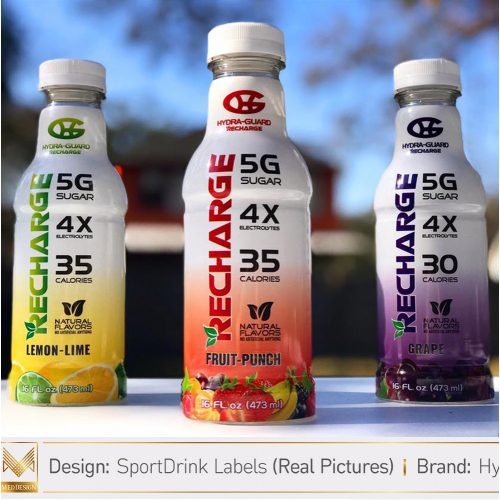 SportDrink Labels - HydraGuard