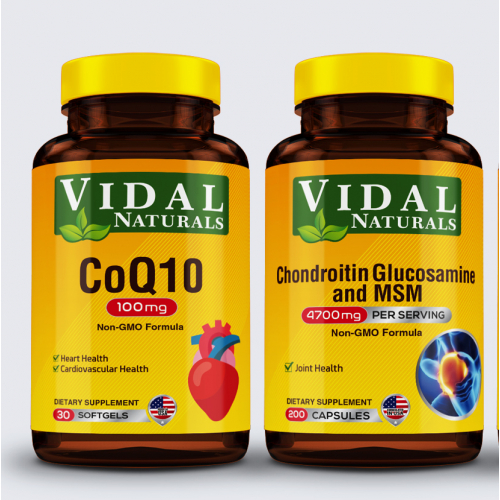 Supplements Labels Designs - VidalNaturals