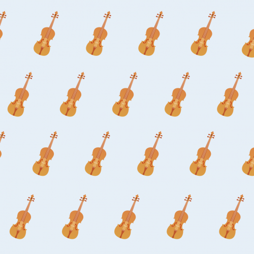 Pattern Violin Plain