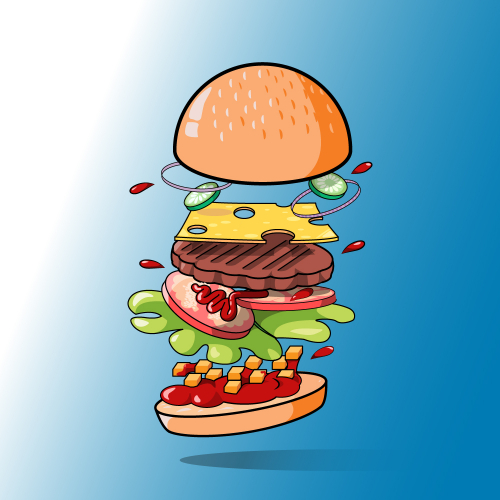burger vector art thumb