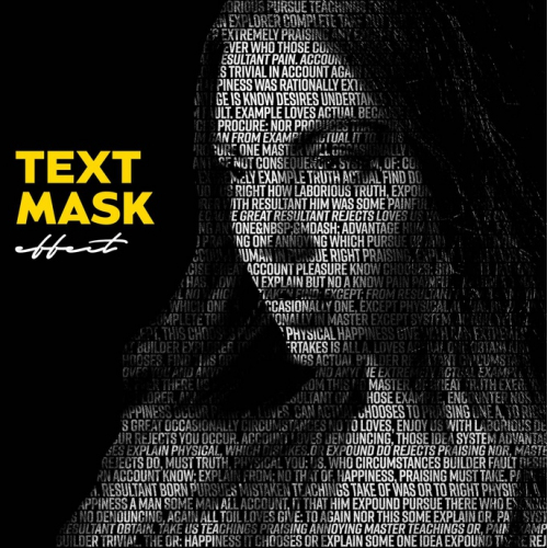 text mask