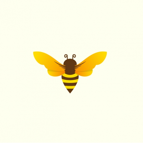 bee logo design