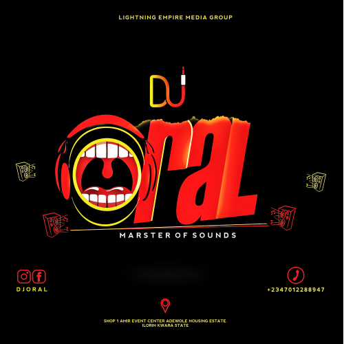 DJ Oral logo designed by me