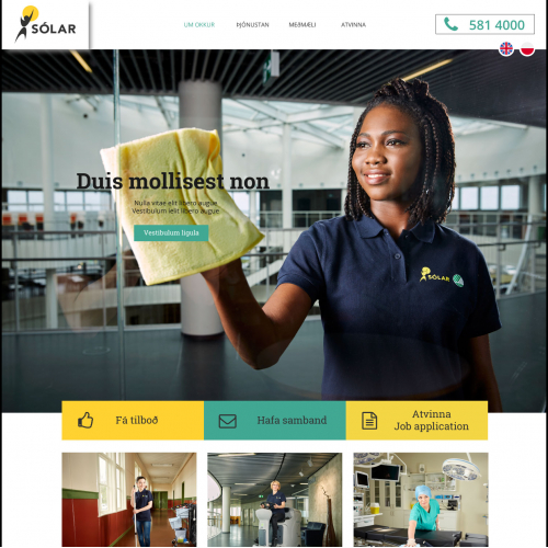 Web page design