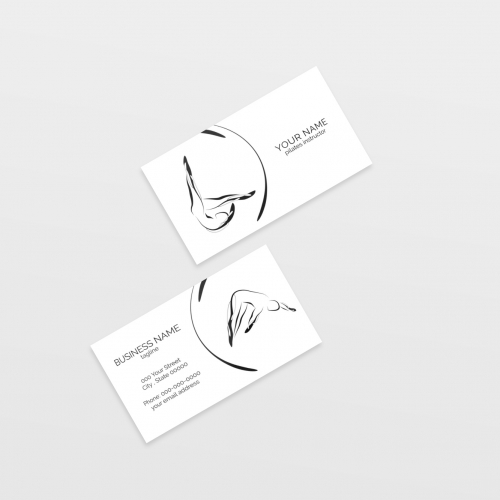 Pilates business card