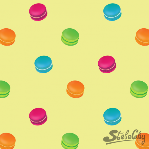 Macarons in Yellow