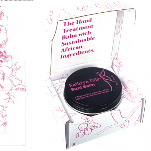 Box and packaging design for Kathryn Tilly