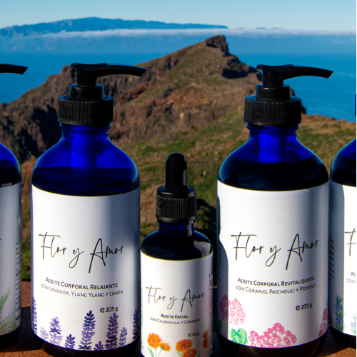 Packaging /label design for Flor y Amor