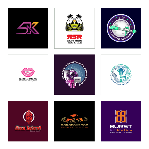 Some of my previous logo design work