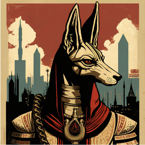 Anubis in the city thumb