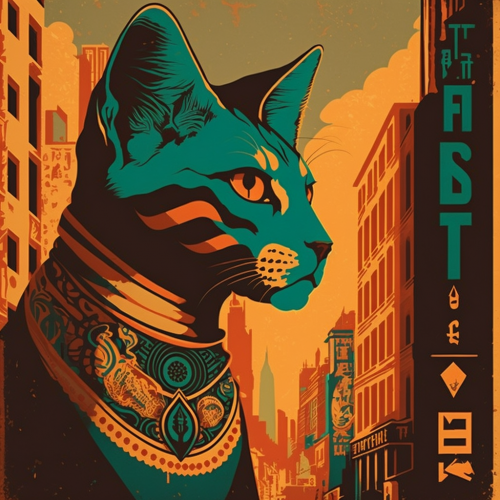 Bastet in the city thumb
