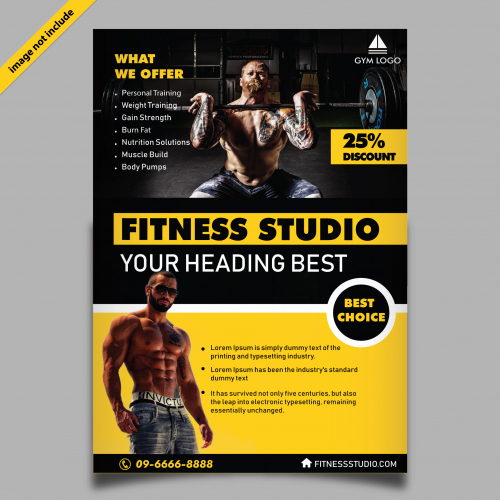 Fitness Studio Brochure