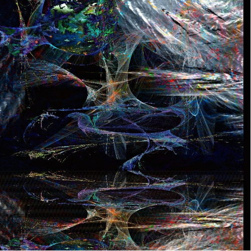 Abstract  digital art ,wall art , easy framed