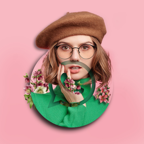 Modern Floral Abstract Graphic | WhatsApp