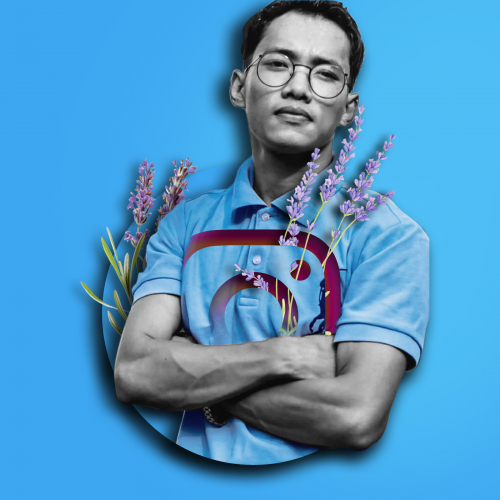 Modern Floral Abstract Graphic | Instagram