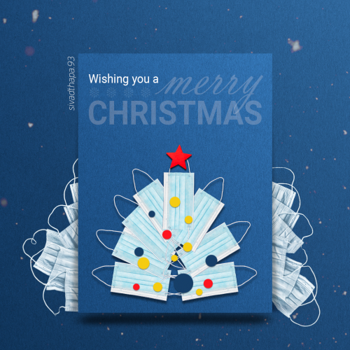 Creative Post Design For Christmas Greeting 01