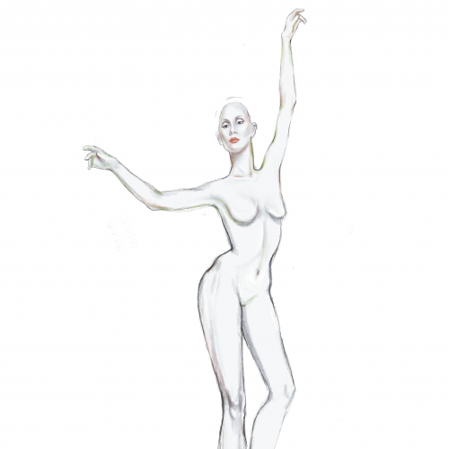 model poses