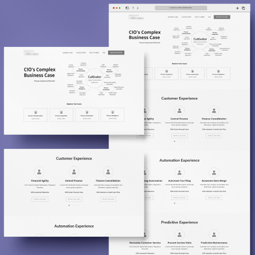 Web and Mobile Wireframe Design