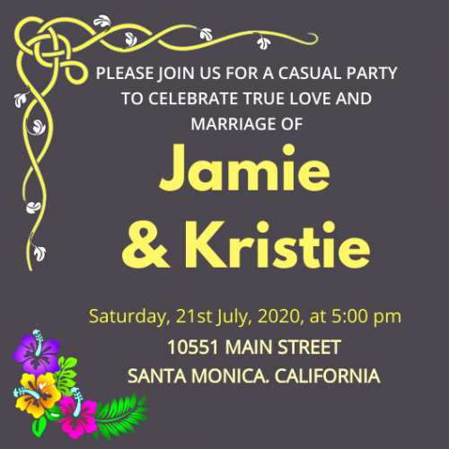 Reception Card