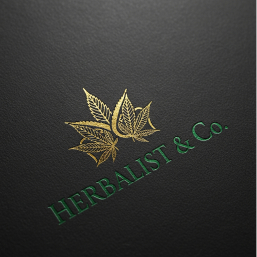 “GreenLeaf – Luxury Cannabis Dispensary Emblem”
