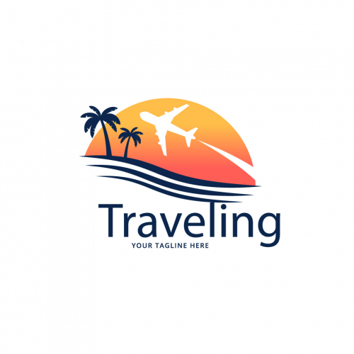 Traveling logo design