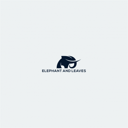 elephant and leaves