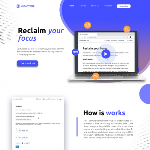 uncluttered thumb