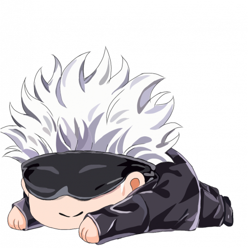 GOJO CHIBI  SLEEP