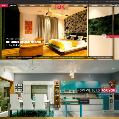 Web Design for Interior Design Company