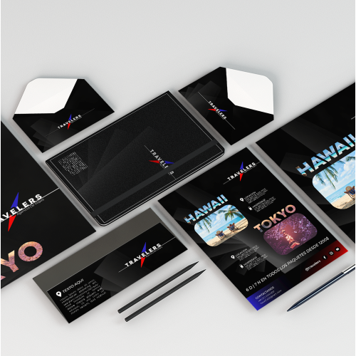 Travelers - Brand concept for a travel agency.