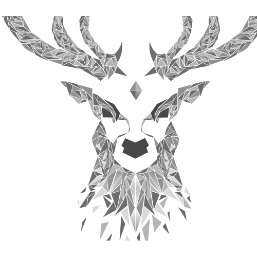 Pantone Mood Deer Poly
