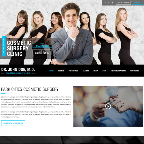 Cosmetic Surgery Website thumb