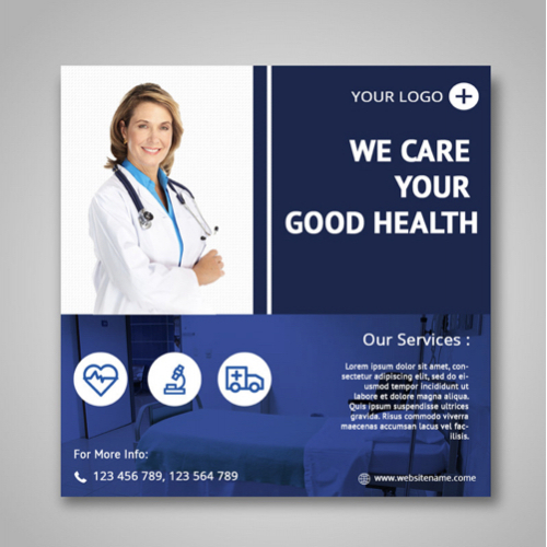 Medical social media ad design