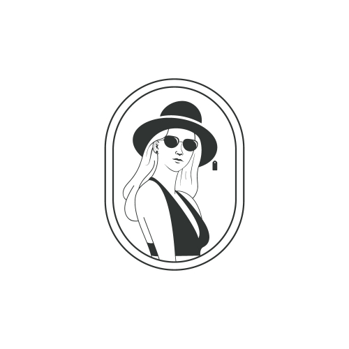 woman in the mirror