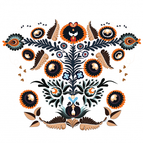 East-European abstract folk art