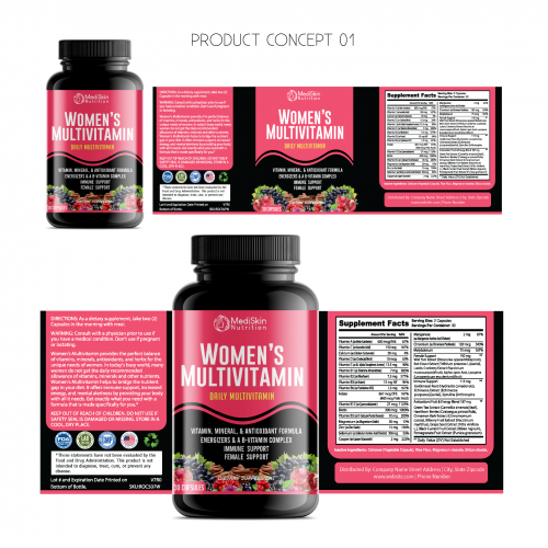 Packaging Design For Food Supplement