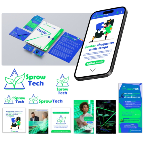 Sprow Tech | Brand Identity