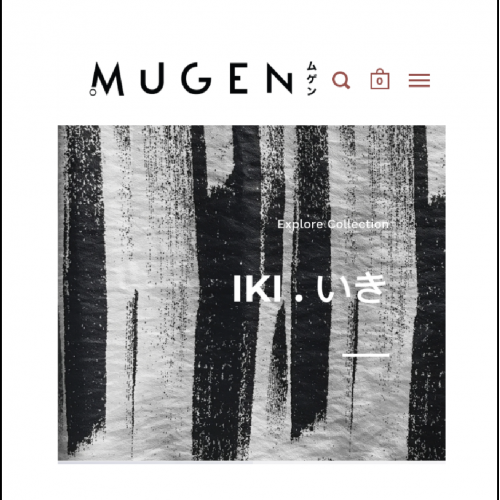 MUGEN - Fashion Retail App Web UX