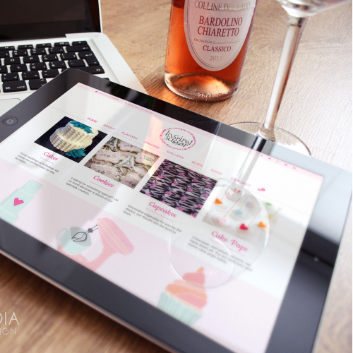 Inspired Sugar Cakes Website Design thumb