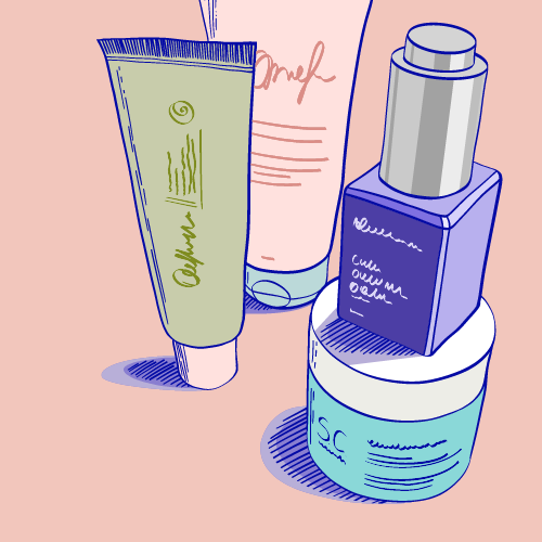 Editorial Illustration: Makeup