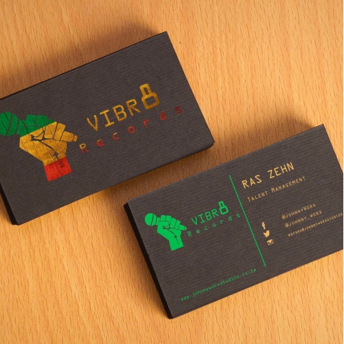 VIBRATE RECORDS Business Cards