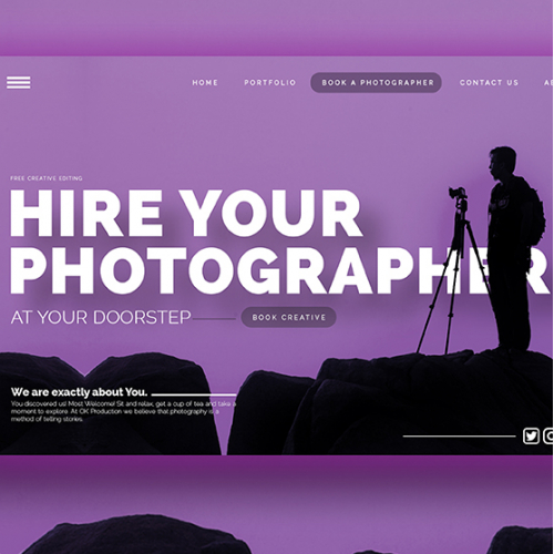 Photography (Landing page)
