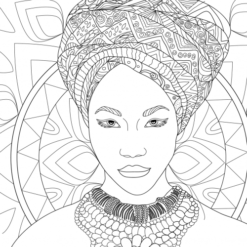 Fashion african girl