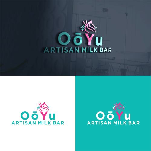 Desain logo untuk es krim lembut dalam cone taiyaki