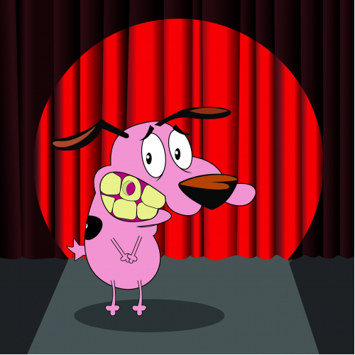 Courage the Cowardly dog poster