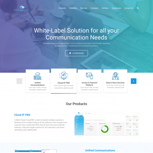 Landing page design for IT company thumb