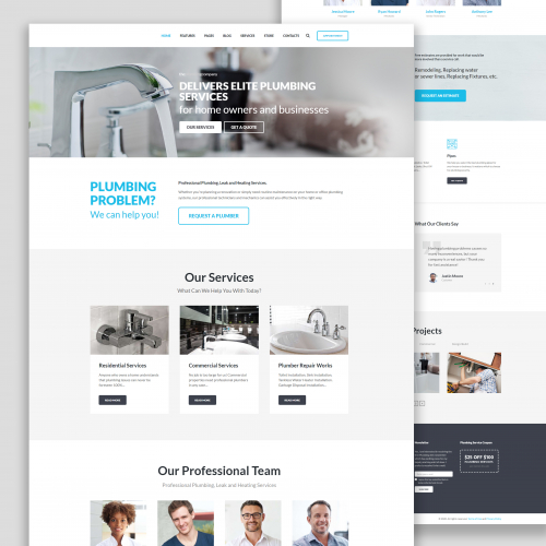 Plumbing Website Design thumb